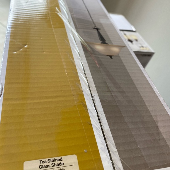 Brand New 3 Light Hanging chandelier sealed - Picture 5 of 5